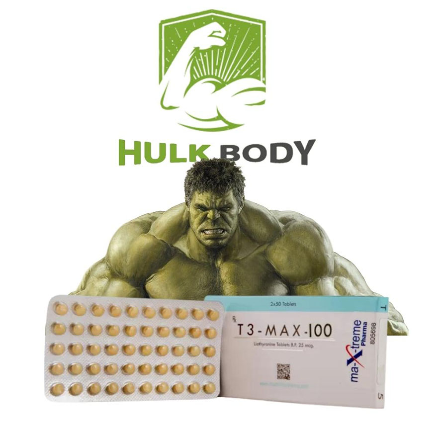 T3-Max-100 100mcg (50 pills)