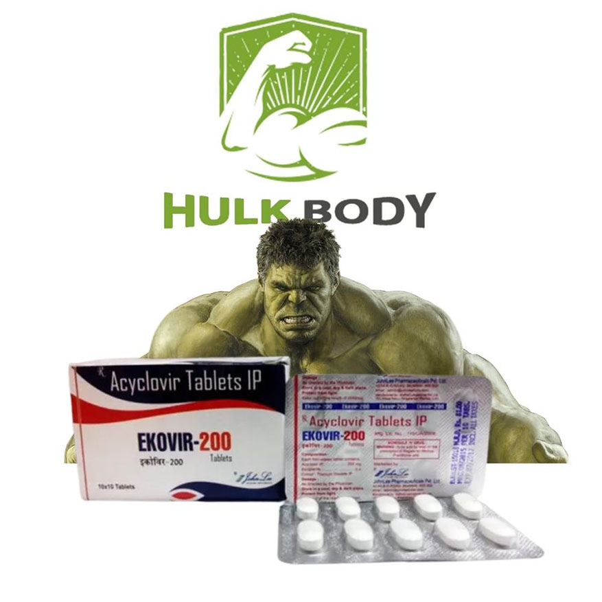 Ekovir 200mg (30 pills)