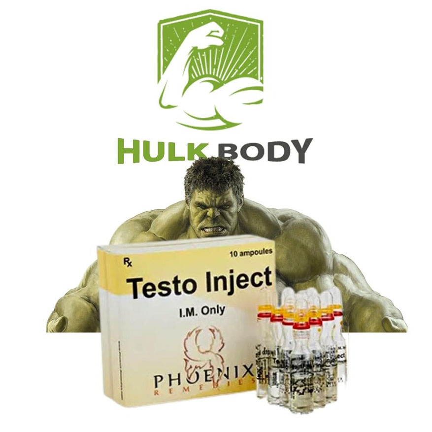 Testo Inject 10 ampoules (375mg/ml)